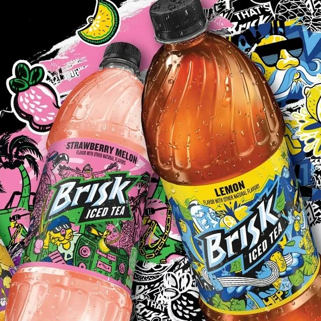 B4Y Brisk Pink Lemonade 1 Liter (Pack of 15)