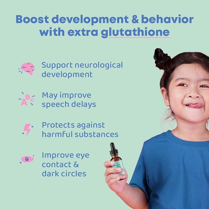 JoySpring SleepBerry Liquid Melatonin for Kids and Glutathione Liquid for Kids