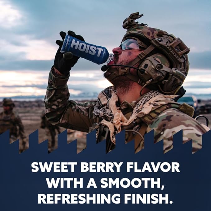 HOIST Premium Military Hydration Powder Stick Bundle – Blue Raspberry Grape Peach Mango &amp Fruit Punch – Rapid Electrolyte Hydration for Performance &amp Endurance