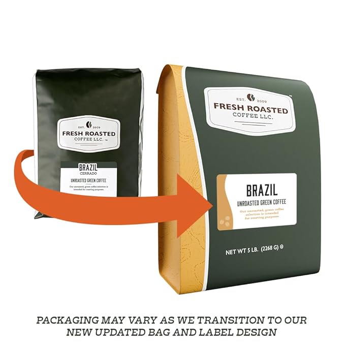 Fresh Roasted Coffee Unroasted Organic Honduran Marcala | USDA Organic 100% Single Origin Kosher | 5 Pound