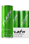 Flash Energy Drink | Elevate your Energy Focus and Performance | Natural |Non-GMO Vegan Gluten-Free Ingredients Organic Green Tea and Green Coffee Bean with 125 mg of Caffeine Enhanced with Ess