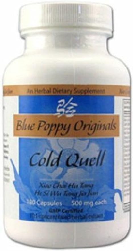 ColdQuell (180 Capsules 500mg Each) - Blue Poppy