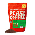 Peace Coffee Colombia Single Origin Ground Medium Roast Coffee 5 lb Organic Fair Trade Crisp Mild Flavor Shade Grown Fresh Roasted