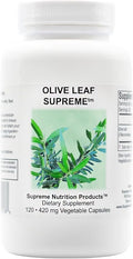 Supreme Nutrition Olive Leaf Supreme 120 Pure Olive Leaf Vegetarian Capsules