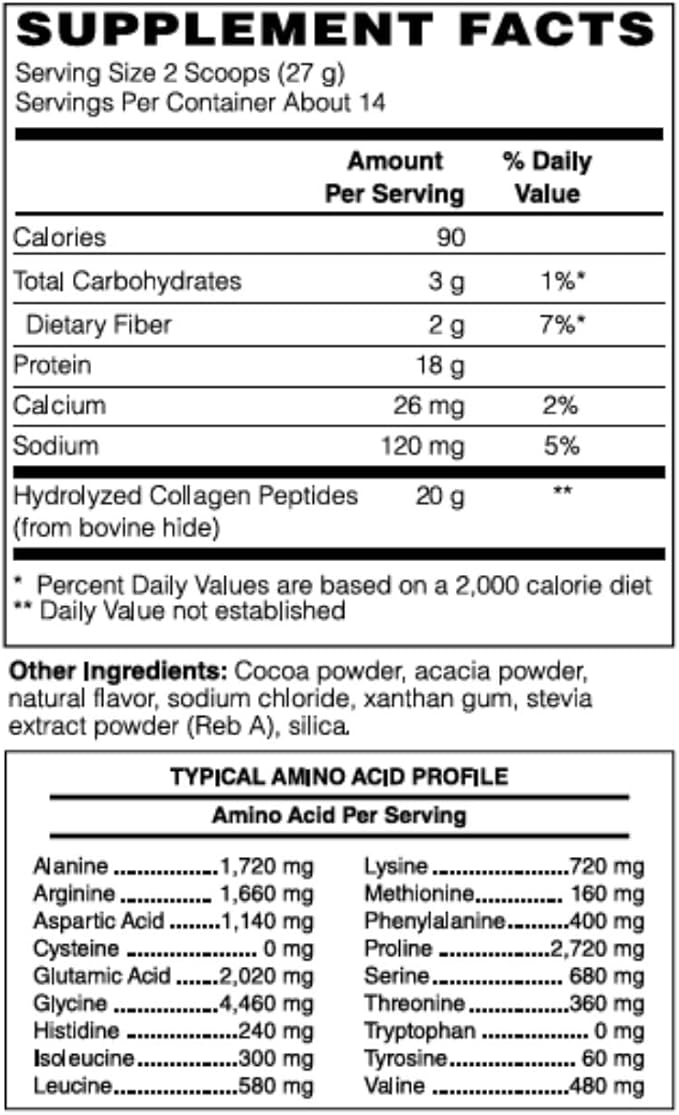 Collagen Peptides- Chocolate (378)