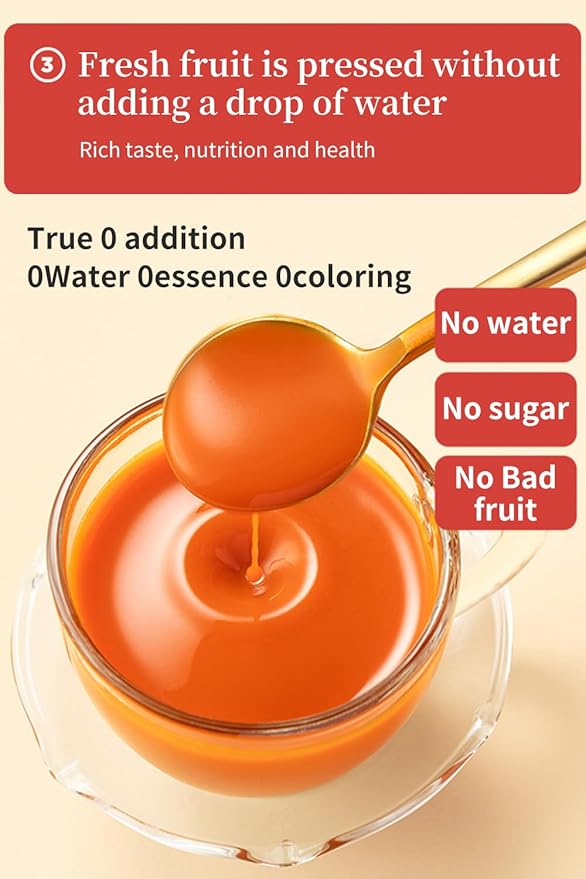 Goji Berries Fruit Puree Raw Liquid Drink (Wolfberries Juice) 100% pure juice Undiluted -（15ml*20 PCS）No Added Sugar wolfberry tea goji puree goji juice 枸杞原浆 (Wolfberries)