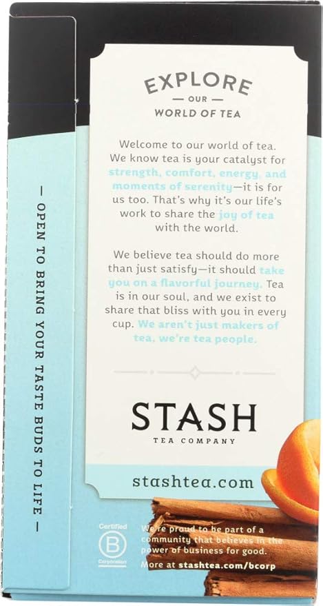 Stash Tea Company Premium Licorice Spice Herbal Tea Caffeine Free - 20 Bag (Pack of 6)