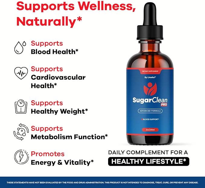 (3 Pack) Sugar Clean Pro Drops - Official SugarClean Pro Advanced Premium Liquid Formula Support - Maximum Strength Natural Supplement for Overall Health &amp Wellness Reviews 3 Bottles for 3 Month