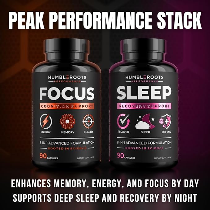 Advanced Nootropic Brain Supplement for Energy Memory &amp Focus | Lion's Mane Caffeine L-Theanine and 5 Additional All-Natural Ingredients to Improve Cognitive Health (90 Capsules)