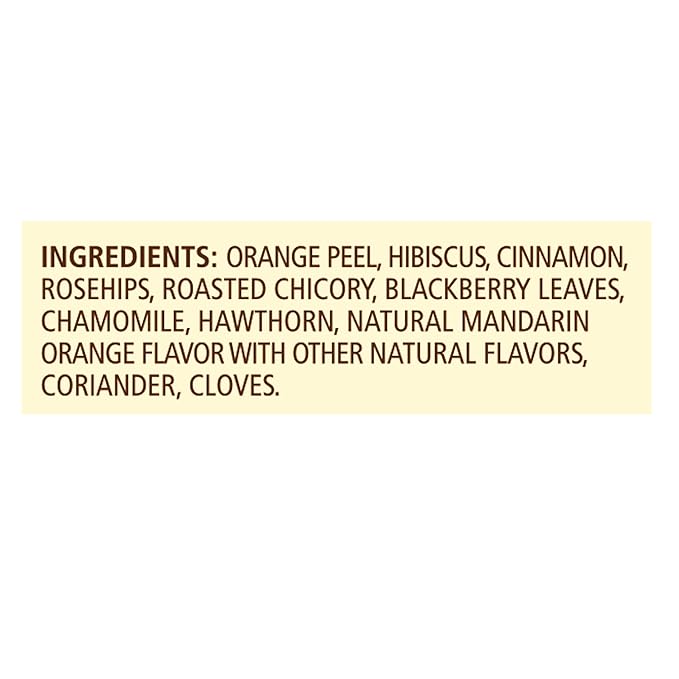 Celestial Seasonings Herbal Tea Mandarin Orange Spice 20 Count (Pack of 6)