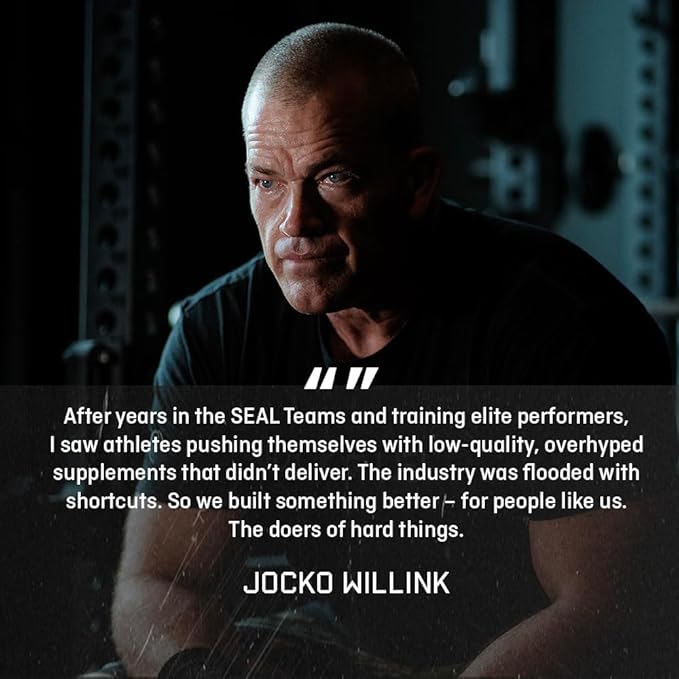 Jocko Fuel Whey Protein Powder Strawberry Milkshake 22g Protein Digestive Enzymes + Probiotic Blend No Sugar Added with Essential Amino Acids + Electrolyte Minerals 27 Servings