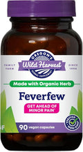 Oregon's Wild Harvest Non-GMO Feverfew (F.D.) Organic Herbal Supplements 90 Count