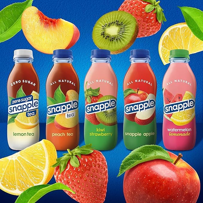 Peach Ice Tea 16 fl oz recycled plastic bottle Pack of 17