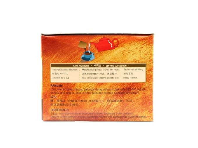 Value buy Gano Excel Mocha Coffee Ganoderma Lucidum Extract (1 Box = 15 sachets) (3x15)
