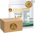 Vital Life Collagen Peptides Powder +17 Super Ingredients 1.6 lb (Pack of 6) Mint &amp Lemon Flavor Supports Hair Skin Nails Bones Joints &amp Digestive Health Collagen for Women &amp Men.