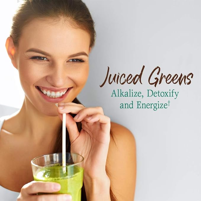 Garden of Life Raw Organic Perfect Food Green Superfood Juiced Greens Powder - Chocolate 60 Servings Non-GMO Gluten Free Vegan Whole Food Dietary Supplement Plus Probiotics Enzymes