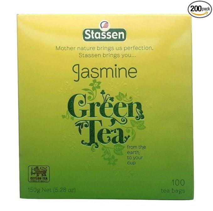 Stassen Pure Jasmine Green Tea (Pack of 2) 100 Tea Bags