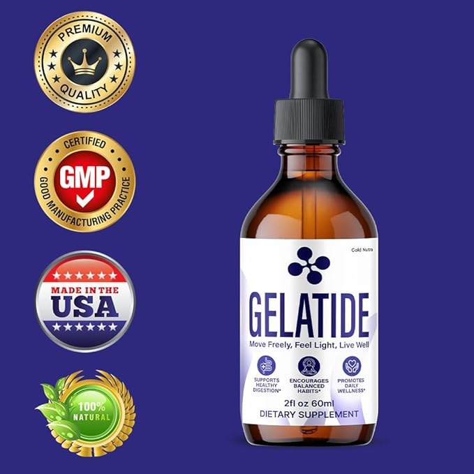 Gelatide Drops All Natural Maximum Strength Formula All Natural Gela Tide Liquid Drops Supplement (2)