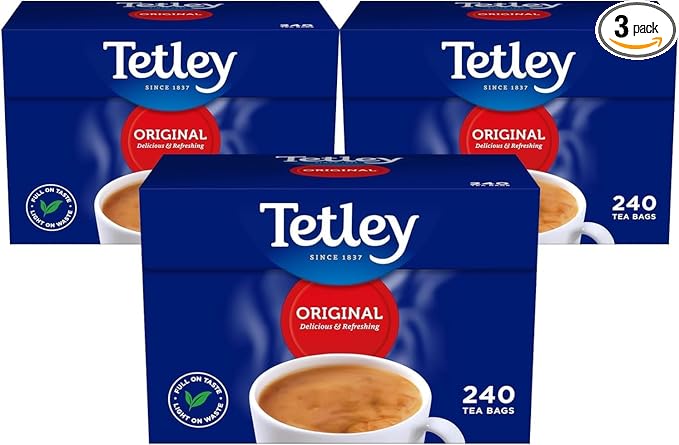 Tetley Tea Bags - 3pk x 240ct