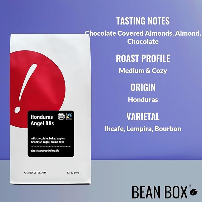 Honduras Angel BBs - Certified Fairtrade Organic - Roasted by Gimme! Coffee - Freshly Ground Coffee - 2 Pound Bag