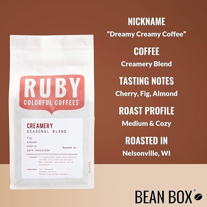 Bean Box Sampler - Roasted by Ruby Roasters 3-Pack Freshly Ground Coffee Gourmet Coffee
