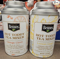 Benner Tea Co Hot Toddy Tea Mixer Orange Clove &amp Lemon Ginger 1.6oz 45g (Two Tins)