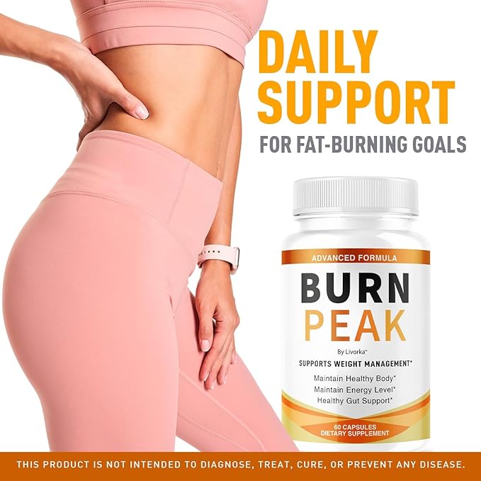 (3 Pack) Burn Peak Capsules - Official BurnPeak Weight Pills Advanced Premium Support All Natural Burn Peak Pink Salt Trick Supplement for Overall Health &amp Wellness Reviews 180 Capsules for 3 Mo