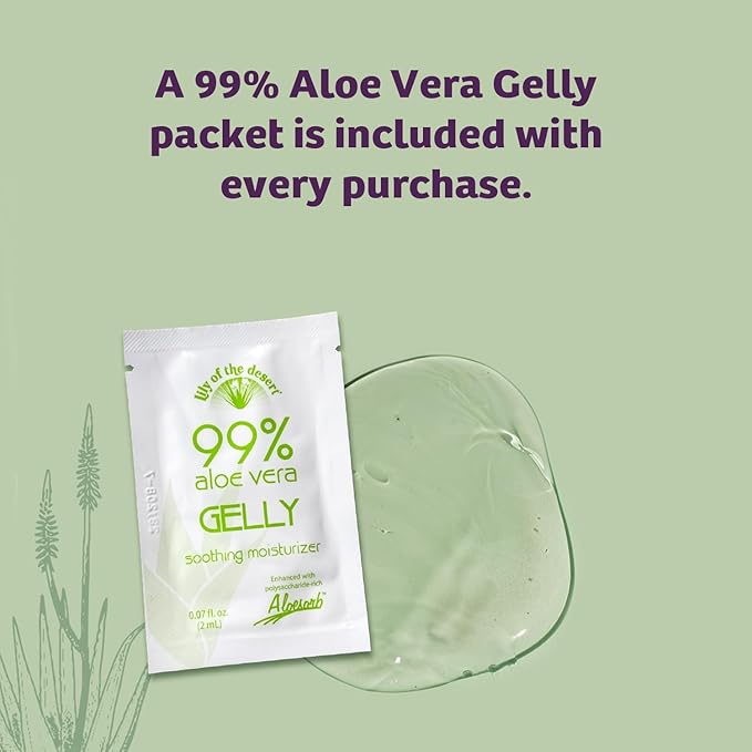 Lily of The Desert Stomach Formula Organic Aloe Vera Juice with Slippery Elm Chamomile Peppermint and Ginger for Gut Health Acid Reflux Heartburn Relief 32 Oz Gelly Sachet Included1