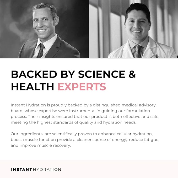 Instant Hydration Electrolytes Powder Packets - Watermelon Electrolyte Drink Mix - Zero Sugar - Keto Vegan Gluten-Free Non-GMO - Boost Recovery Brain Health Muscle &amp Tissue Support- 30 Sticks