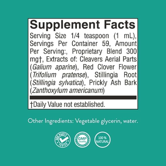 Nature's Sunshine Lymphatic Drainage 2 Fl. Oz | Lymphatic Drainage Supplement Promotes The Efficient Drainage of The Lymphatic System to Promote Overall Health
