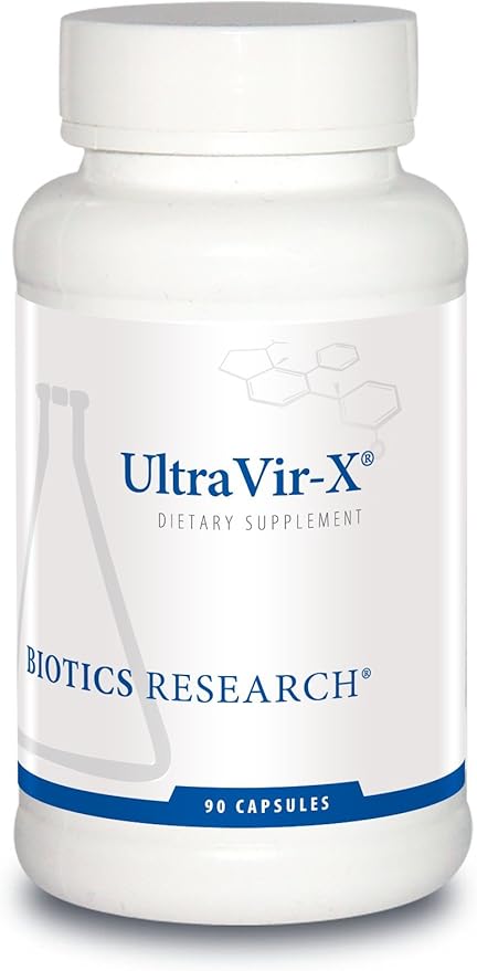 Biotics Research UltraVir-X - Best Immune Support Supplement Vitamin C Zinc Maitake Mushroom Astragalus High Flavonoid Content Supports Healthy Pathways for Adults - 90 Capsules