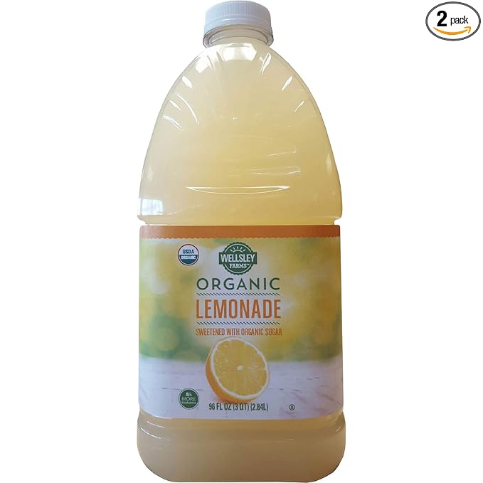 Wellsley Farms Organic Lemonade 96-Ounce (Pack of 2)