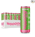 Wooooo! Energy Ric Flair Sparkling Adaptogenic Mushroom Energy Drink | Natural Antioxidants &amp Nootropics | Lion’s Mane &amp Cordyceps | 150mg Caffeine | 12 Pack (Dragon Fruit)