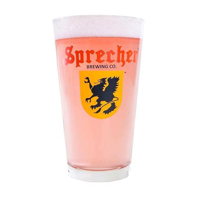 Sprecher Cherry Cola in 16 fl oz Cans (12 Pack) Fire-Brewed Craft Soda with Real Honey &amp Door County Cherry Juice Handcrafted Premium Cherry Soda Caffeine-Free Gourmet Beverage