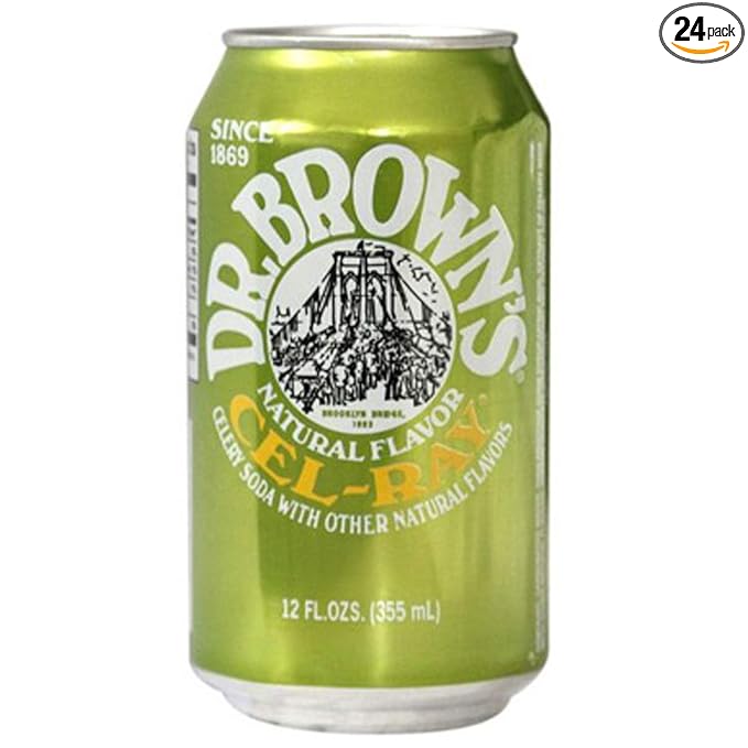 Dr. Brown's Cel-Ray Soda 12 oz (24 Cans)