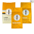 Bean Box Sampler - Roasted by Ladro Roasting 3-Pack Freshly Ground Coffee Gourmet Coffee