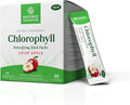 Nature's Sunshine Chlorophyll Stick Packs: Supercharge Your Detox and Boost Gut Health in Convenient Delicious Stick Packs (Crisp Apple)