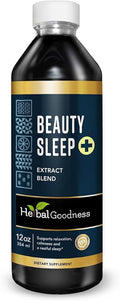 Herbal Goodness Beauty Sleep - Collagen Support Healthy Glowing Complexion hydrated Skin Supple Skin - Organic Natural - 12oz Liquid Extract - 23 Servings