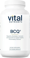 Vital Nutrients BCQ - Vegan Boswellia Bromelain Curcumin &amp Quercetin Supplement - Joint Support Supplement - Supports Sinus &amp Digestive Health - Gluten Dairy Soy Free - 240 Capsules