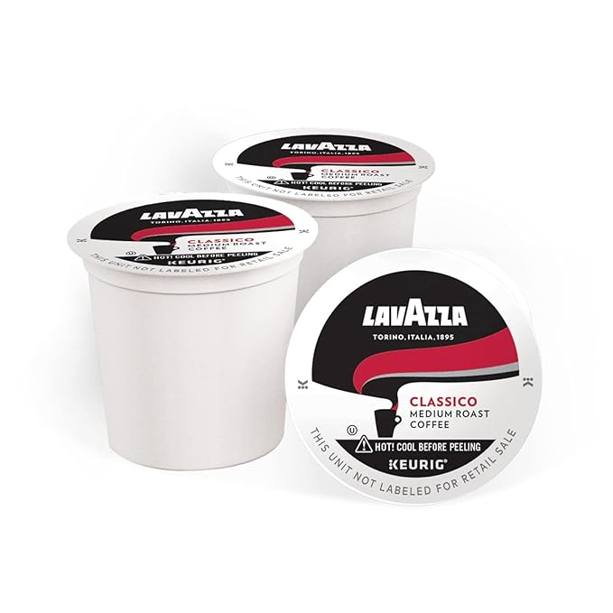 Lavazza Classico Keurig 2.0 K-Cup 96-pack Caps Coffee Capsules Espresso Pods Improved Taste