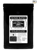 Case of 10 House Blend Coffee Medium Roast Zip Closure Bags
