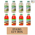 LUV BOX- variety Everfresh Juice 16 oz. pack of 8 Everfresh White Grape Everfresh Cherry. by evaxo