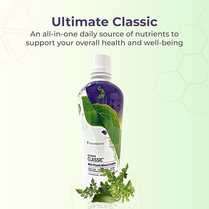 Youngevity Ultimate Classic - Multi-Vitamin &amp Mineral Complex | Natural Source Of Essential Daily Nutrients | Highly Absorbable Liquid | (2)