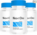 NightDry - Night Dry Pill Supplement (3 Pack 180 Capsules)