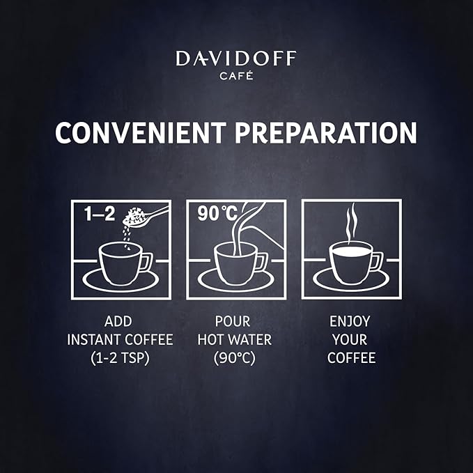 Davidoff Crema Intense Coffee Bottle 2 x 90 g