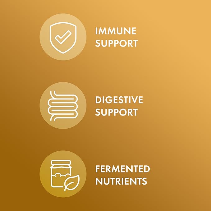 Dr. Mercola Fermented Ginger with Benegut - Supports Digestive &amp Gut Health - Aids Occasional Gas Bloating &amp Discomfort - Non-GMO Gluten-Free &amp Soy-Free - 60 Capsules (60 Servings)