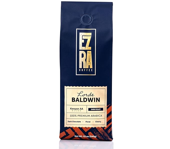 Lorde Baldwin - Dark Roast Ground Coffee - 12 ounce