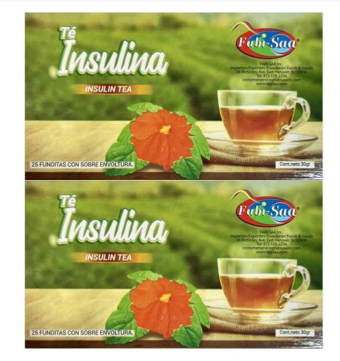 Fabi Saa Te Insulina 25 Tea Bags-2 PACK (50 Tea Bags)