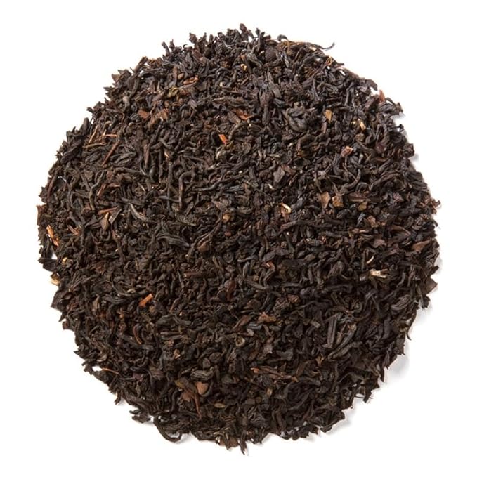 Komar Organics Irish Breakfast Tea – 16Oz USDA Organic Black Loose Leaf Tea – Certified Kosher Ceylon and Assam Black Tea Loose Leaf Rich in Antioxidants – Energy Boosting Organic Black Tea for Mornin