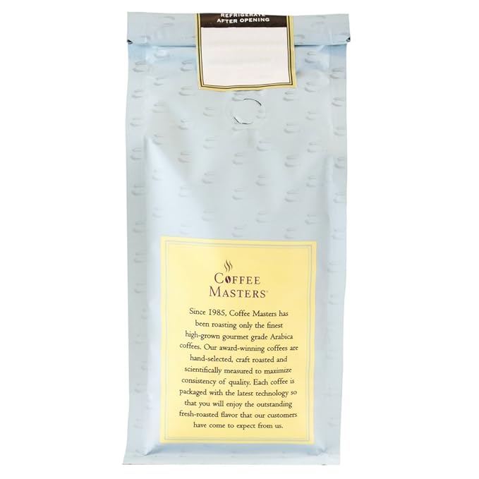 Coffee Masters Flavored Coffee Cinnamon Buttercream Ground 12-Ounce Bags (Pack of 4)